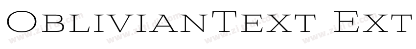 OblivianText ExtraLi字体转换